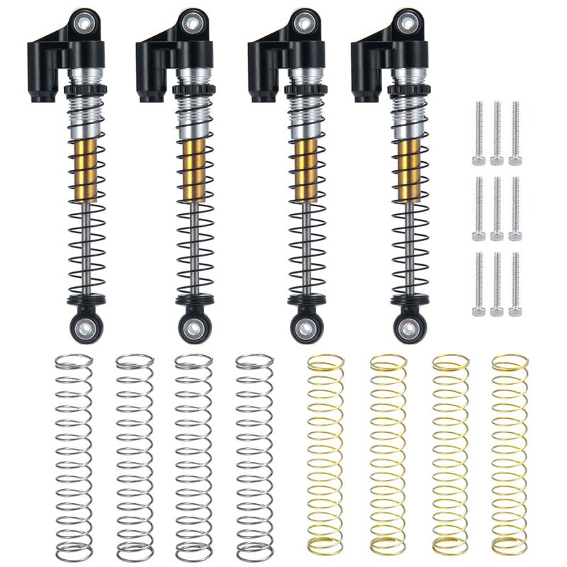 RCLIONS RC Shocks 48mm Adjustable Absorber Damper for All 1:24th Axial SCX24 AXI90081 Deadbolt C10 Bronco Gladiator RC Crawler Car Upgrades - Image 1